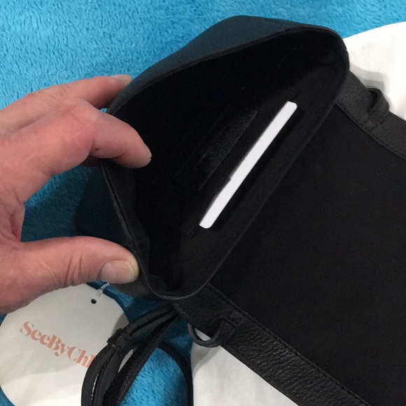 Mini Hana See by Chloe Black Leather Shoulder Bag - Picture 7 of 7